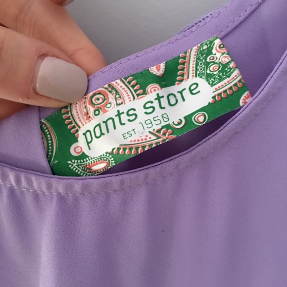 Purple bow back tank - Picture 3 of 5